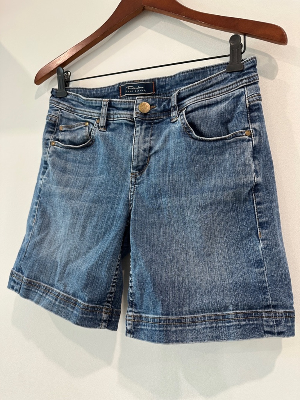 Tommy Bahama Denim Bermuda Shorts - Blue Wash - Picture 4 of 8
